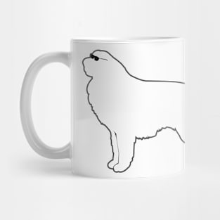 Great Pyrenees Pattern Great Pyranees Dog Breed Patterns Mug